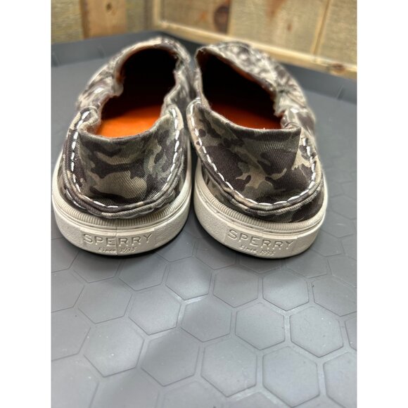 Sperry Mens Memory Foam Camo Canvas Slip-On Shoes Size 7M - Picture 3 of 8